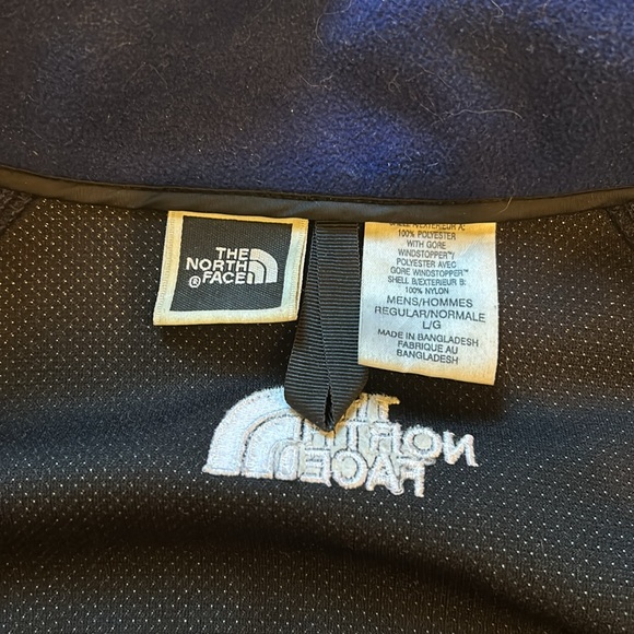 The North Face Blue/Black Zip Up Fleece Jacket, size L - Picture 3 of 7